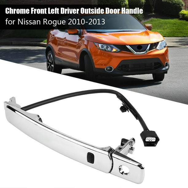 For Nissan Rogue 2010-2013 Car Front Left Outside Chrome Door Handle Smart Entry